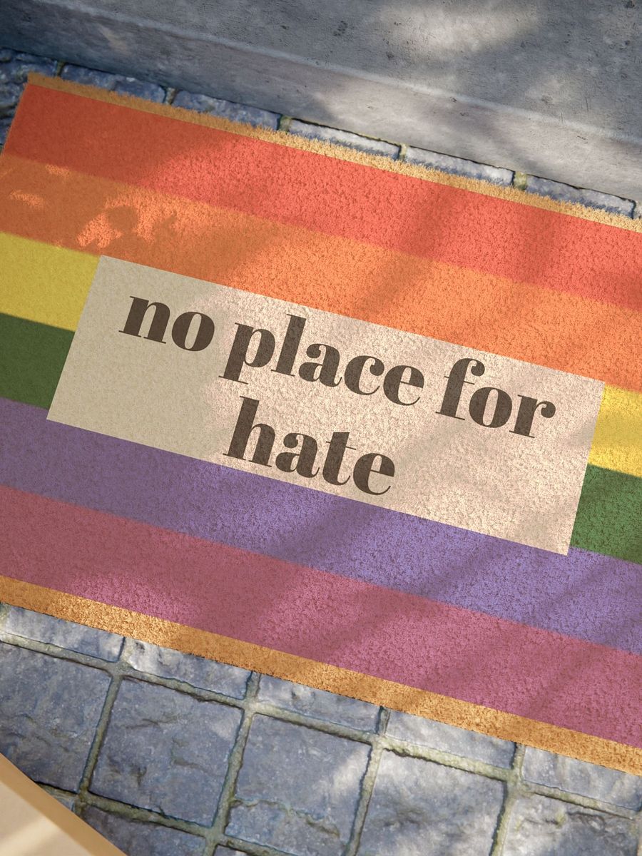 No place for hate door mat product image (4)