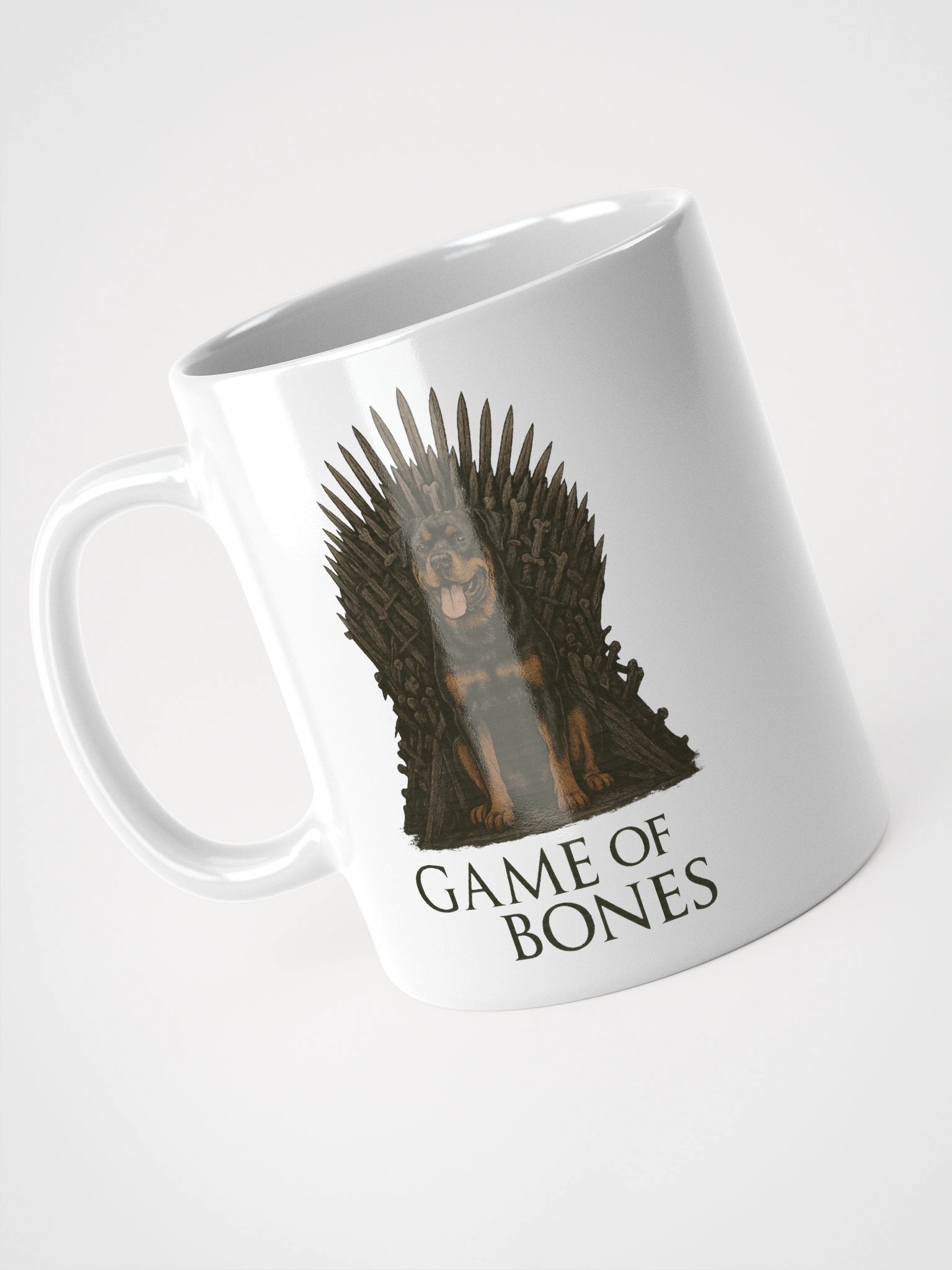 Rottweiler Game Of Bones Heat-Resistant Mug product image (8)