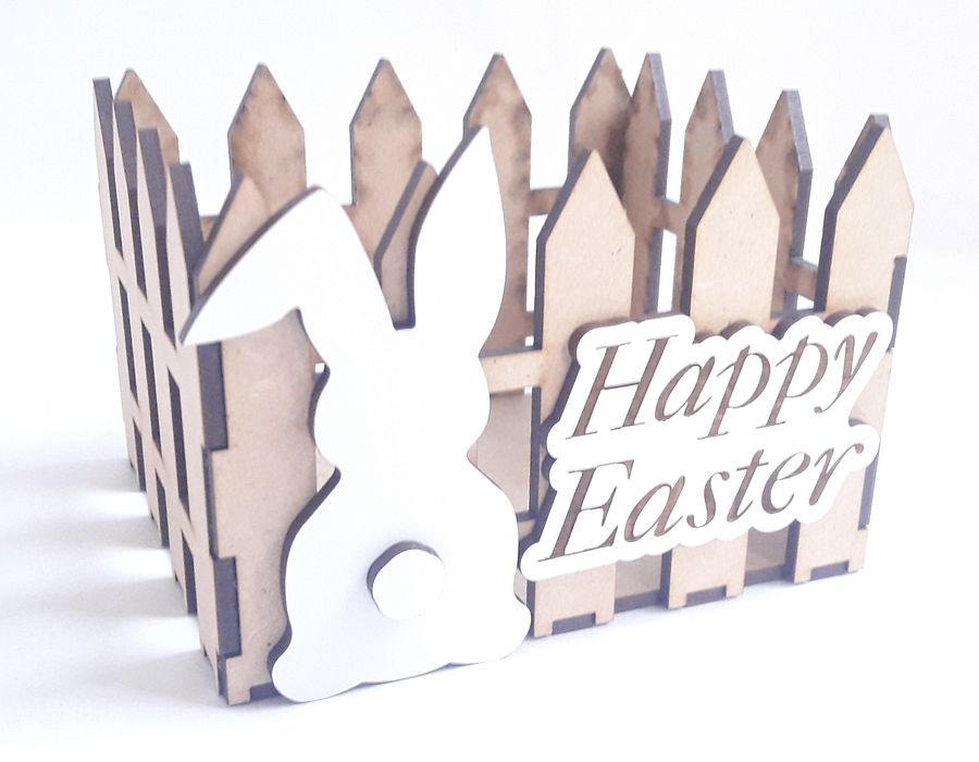 Easter Fence Basket - Laser Cut Files product image (9)