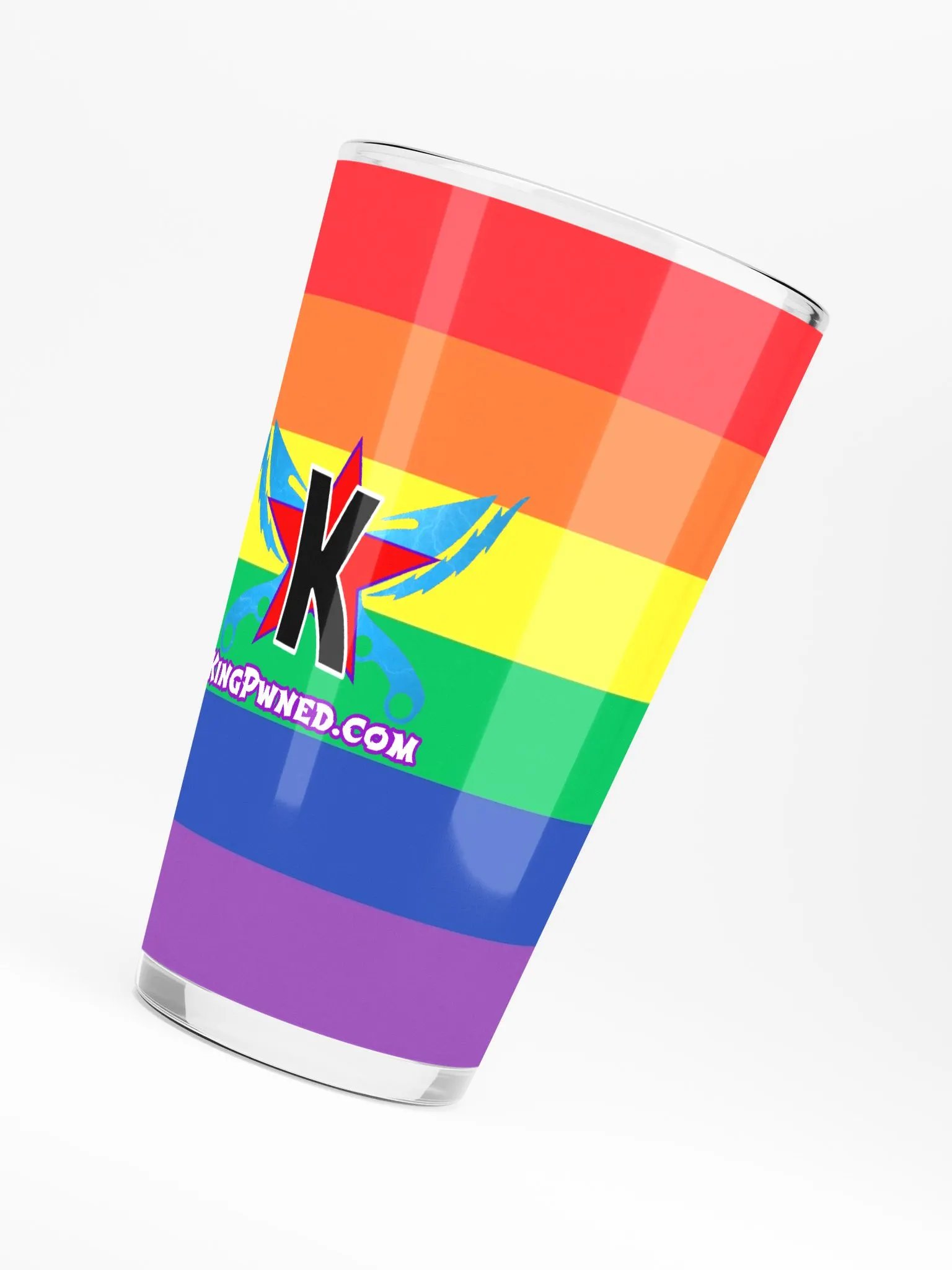 FaceLogo PintGlass Full Print [Pride 2024] product image (6)