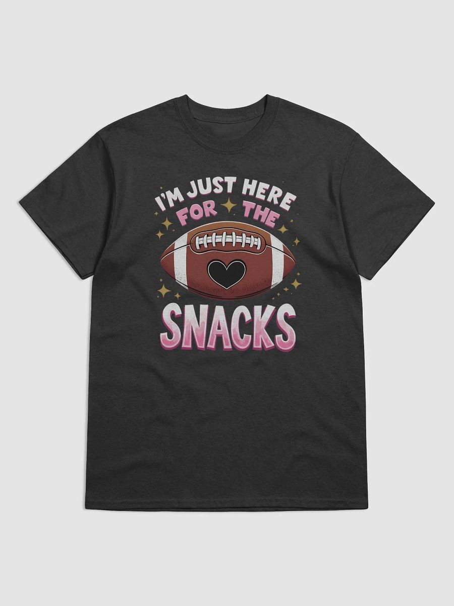 I'm Just Here for the Snacks" Funny Football T-Shirt product image (1)