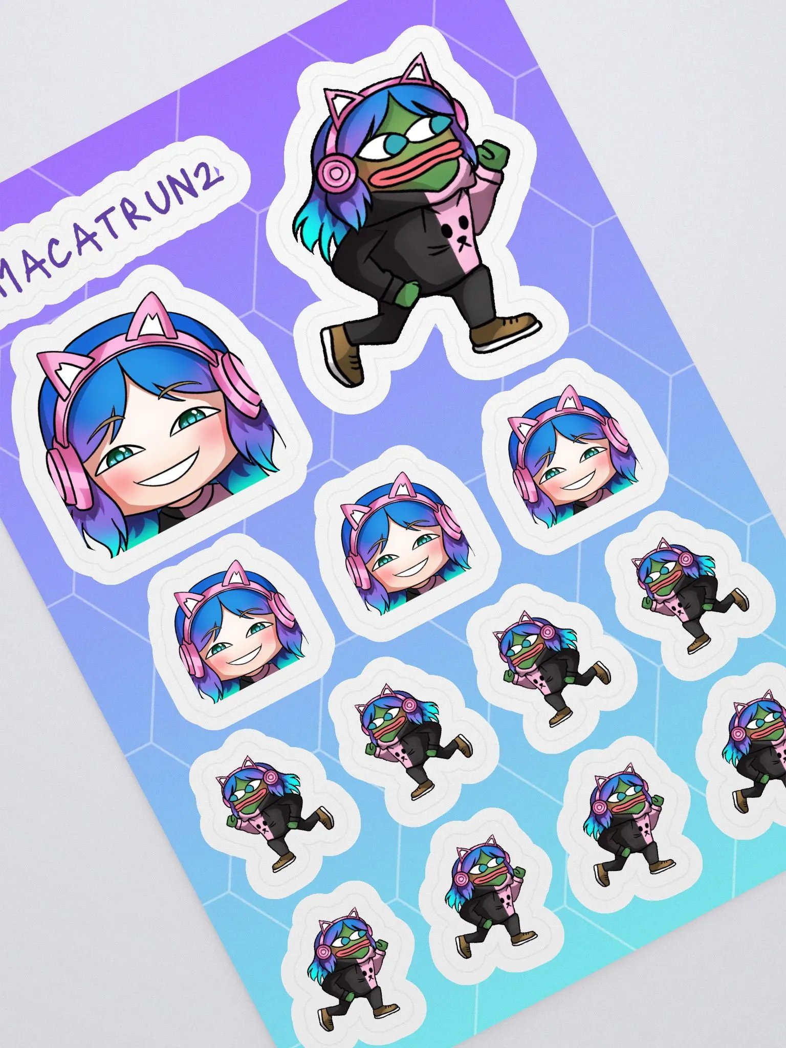 Puma Run/Grin Sticker Sheet product image (1)