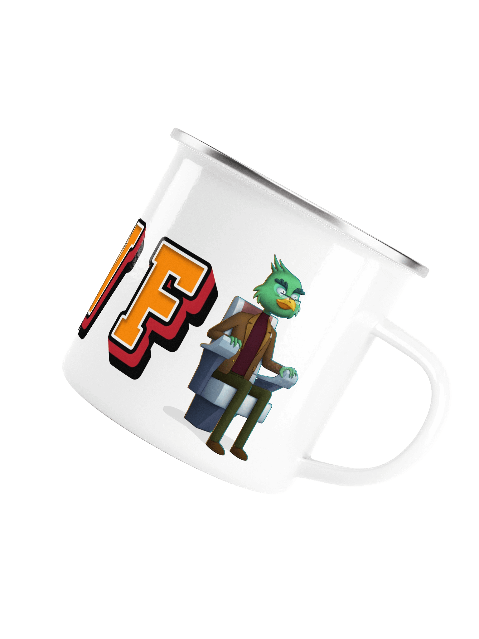 F CAW F Enamel Mug product image (5)