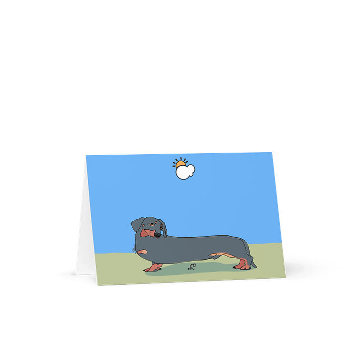 Dachshund Greetings Card product image (1)