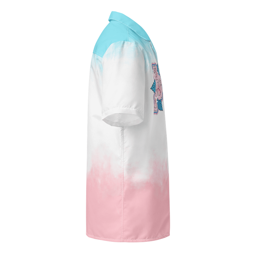 LGBTQIAP2S+ 2025, Trans Flower with Symbol, Button Up product image (4)