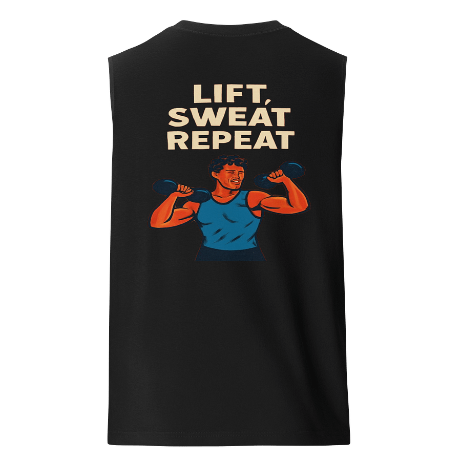 Best Selling - LIFT, SWEAT, REPEAT Muscle Tank product image (3)