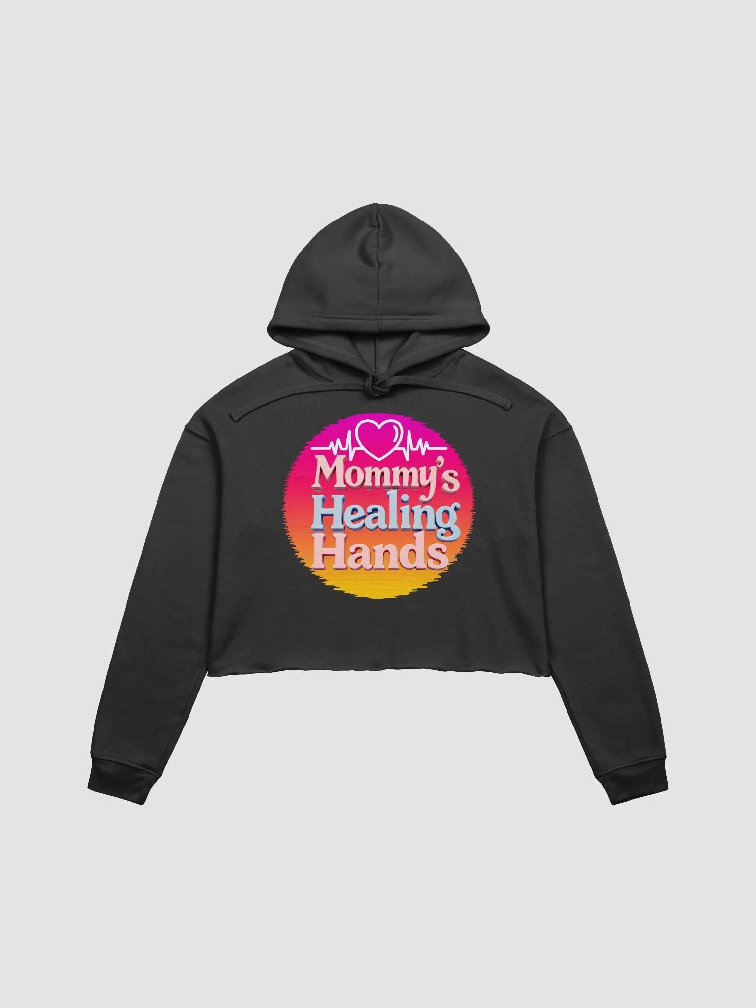Mommy's Healing Heartbeat Crop Hoodie product image (6)