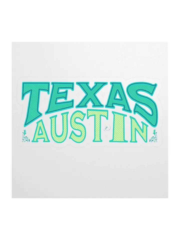 Texan Vibes Austin Sticker product image (1)