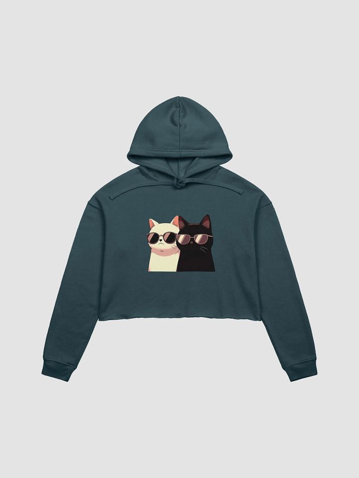 Cool Cats Sunglasses Crop Hoodie product image (4)