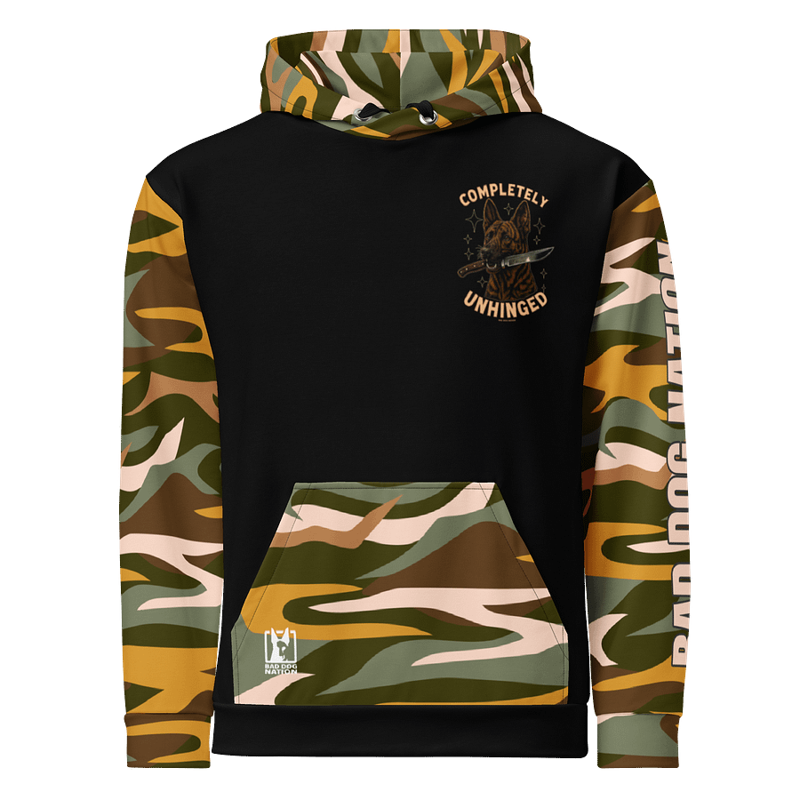 Completely Unhinged Dutch Shepherd - Adult All-Over Print Unisex Hoodie product image (3)