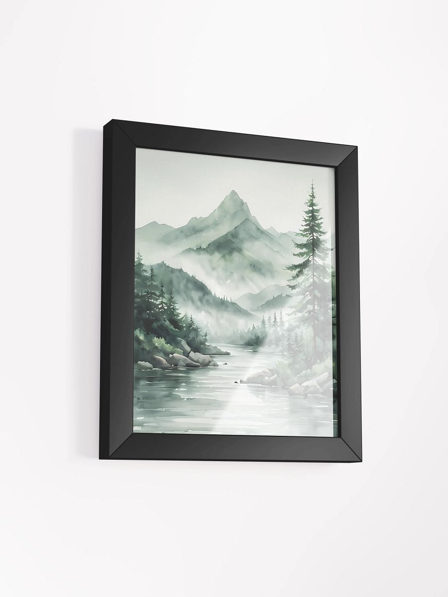 Serene River Forest Framed Poster product image (3)