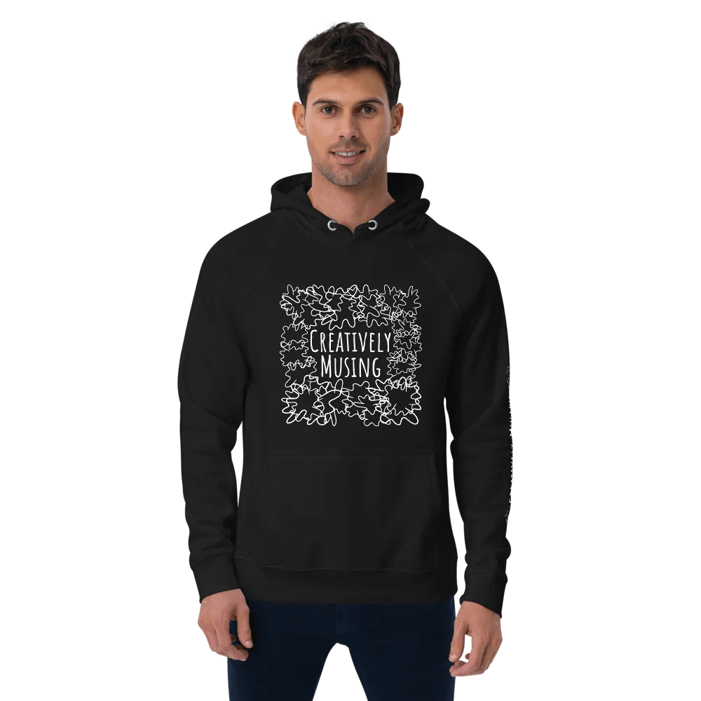 Premium Eco-Friendly White Logo Hoodie product image (1)