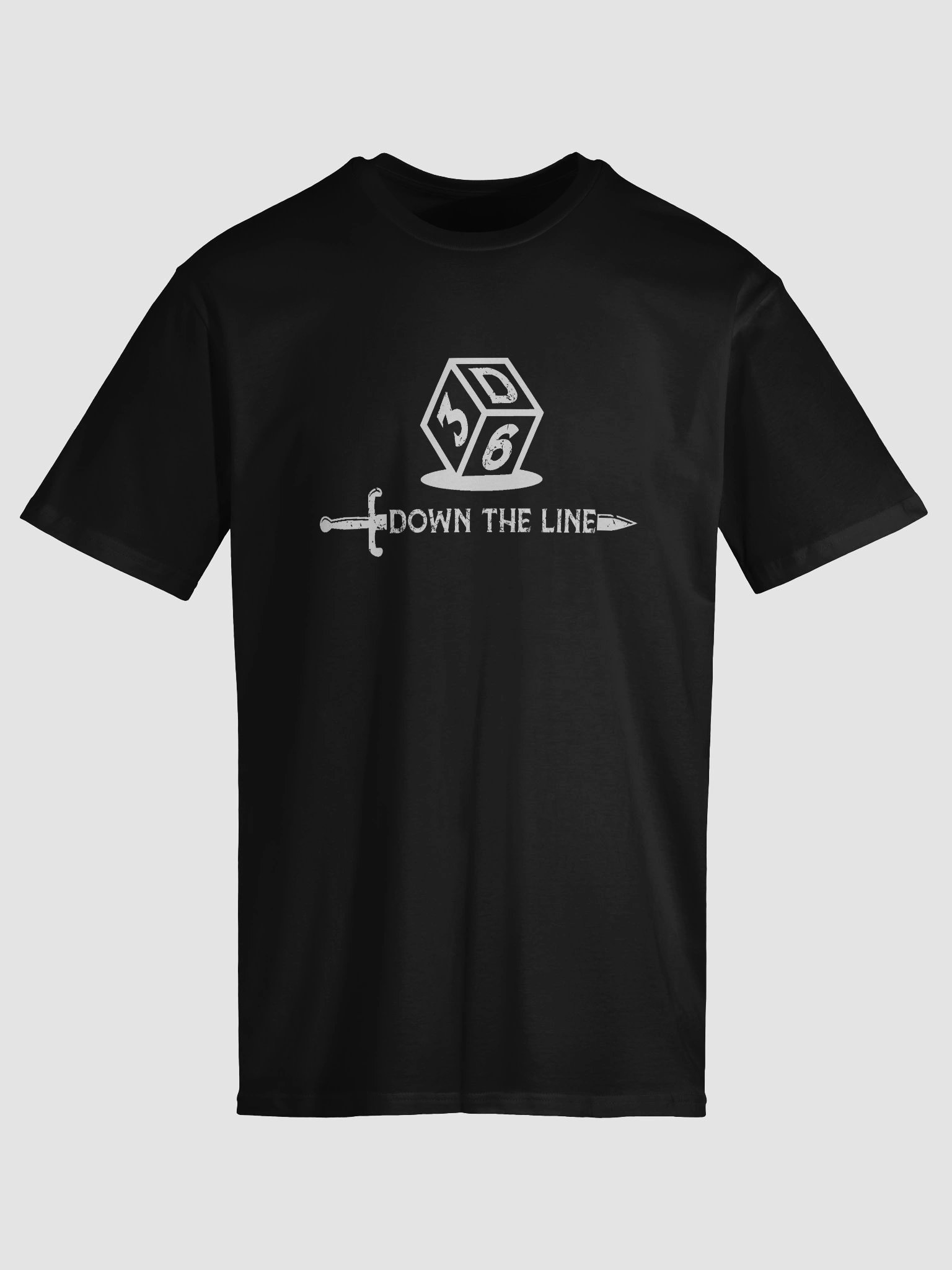 3d6 DTL Horizontal Logo on Dark Unisex Premium T-Shirt product image (13)