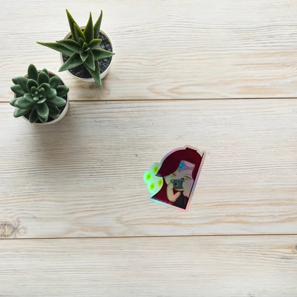 4k HOLOGRAPHIC STICKER product image (10)
