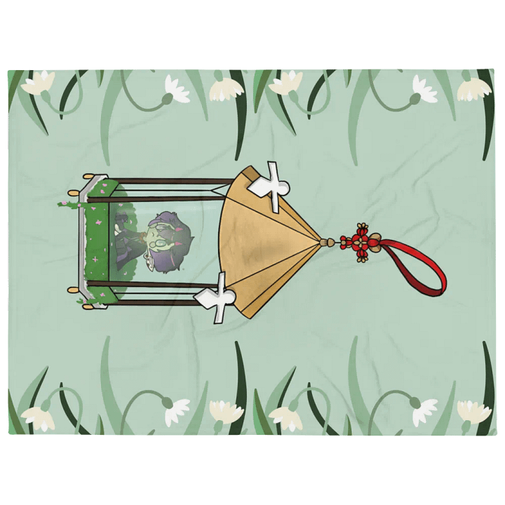 Lantern Oni Throw Blanket product image (1)