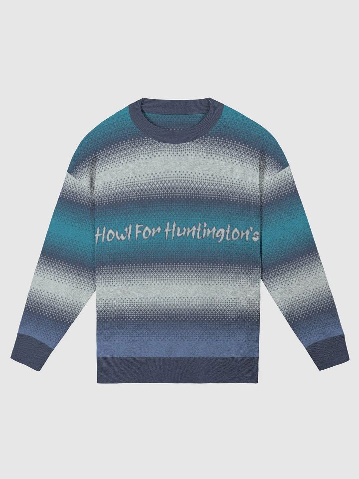 Huntington's Blue & White Relaxed Fit Sweater product image (5)