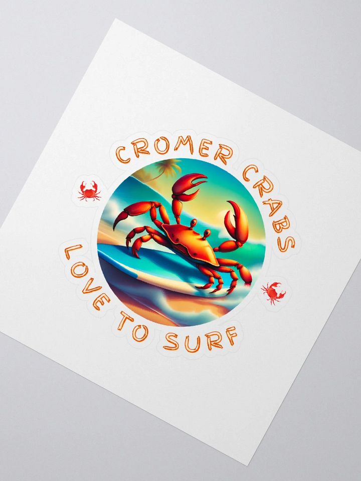 Cromer Crabs love to Surf Stickers product image (4)