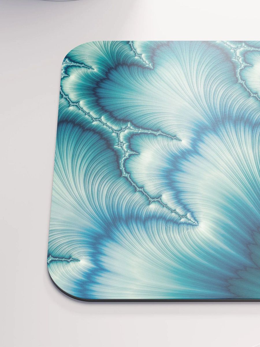 Feathered Blue Fractal Mouse Pad product image (6)