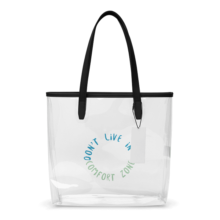 Colorful Motivational Clear Tote Bag product image (1)