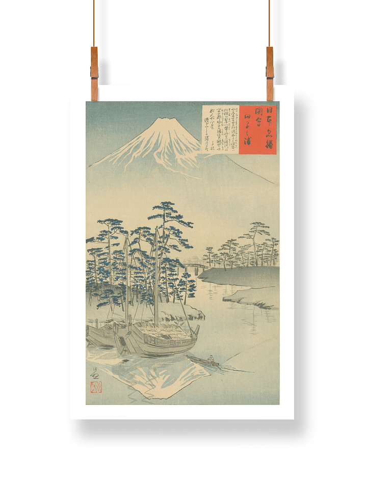 Mt. Fuji from Tagonoura - Kobayashi Kiyochika product image (1)