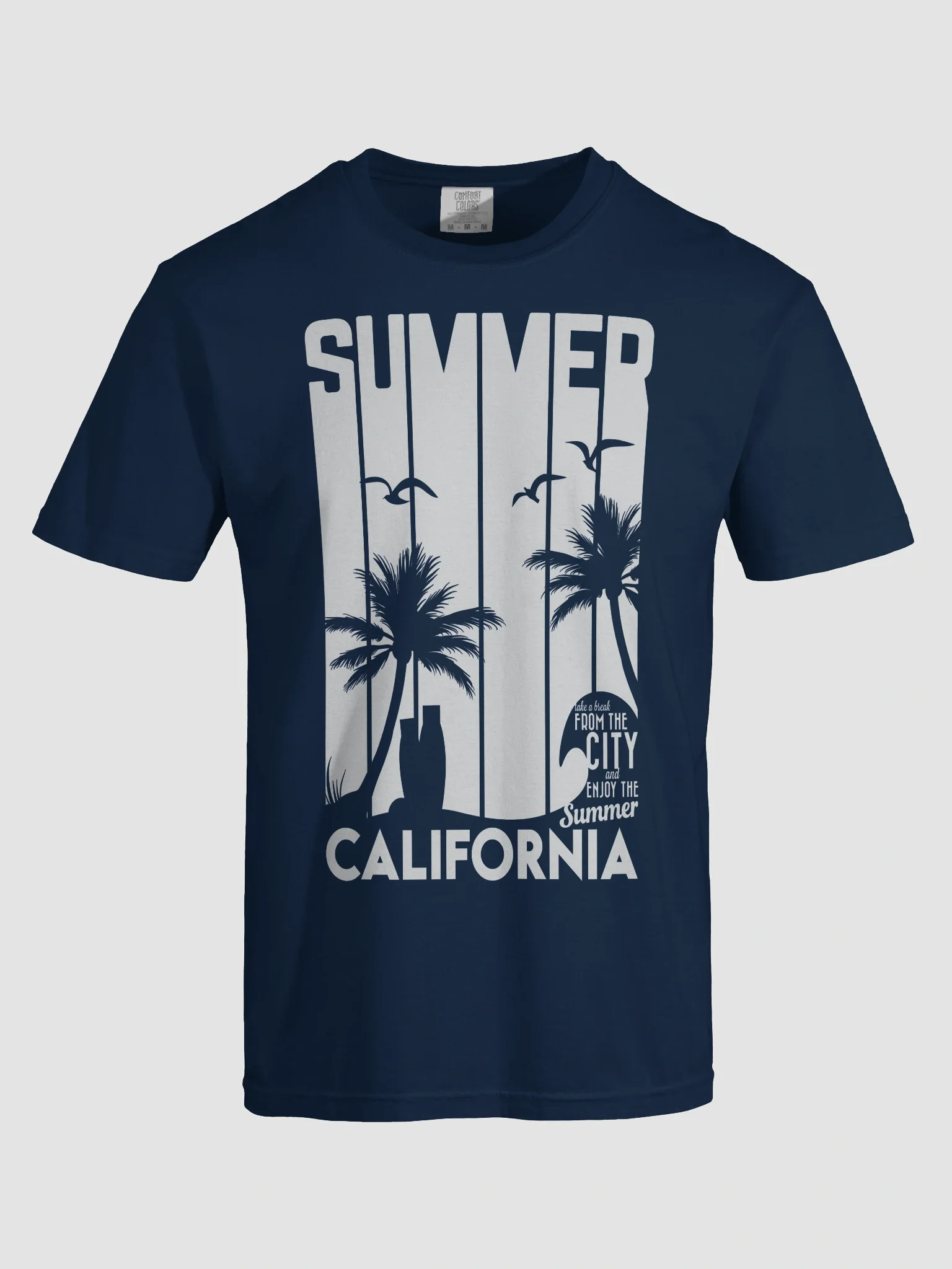 Summer California - Pixelated Monochrome T-Shirt product image (87)