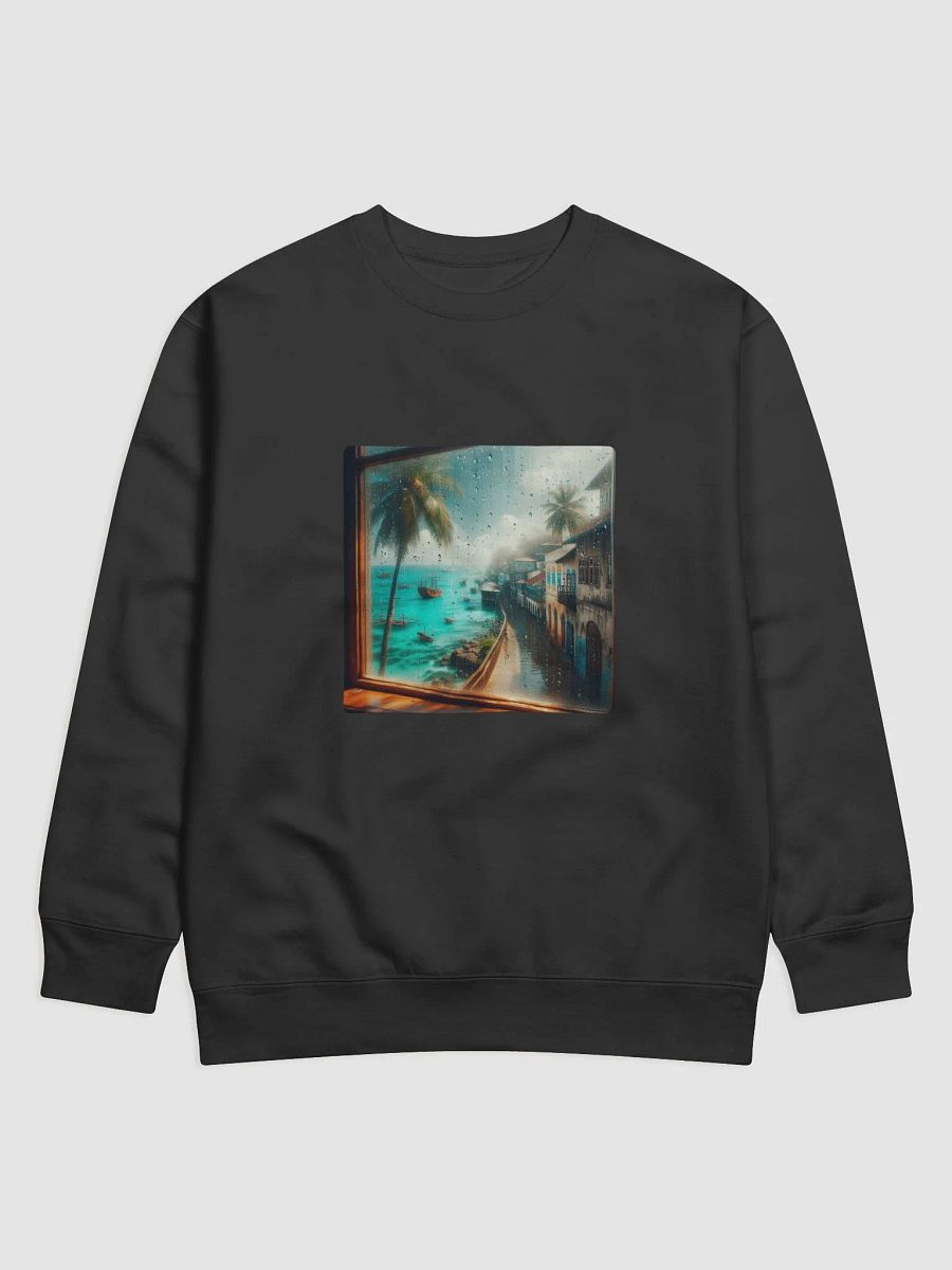 Tropical Raindrop View Sweatshirt | Ai Design product image (1)