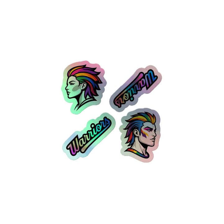Rainbow Warriors Holographic Stickers product image (1)
