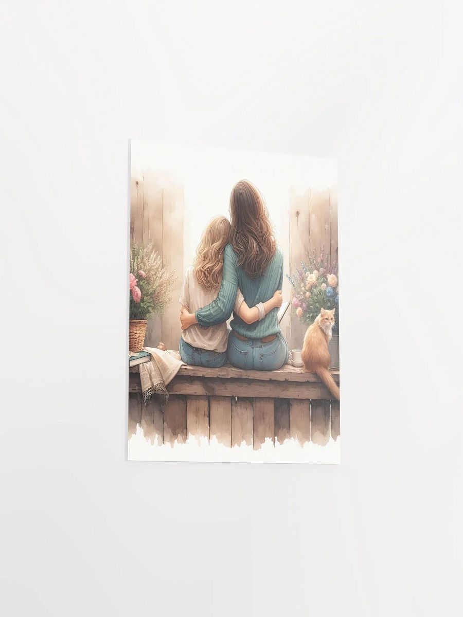 Mother and Daughter Bond Picture Perfect Poster | Mother's Day Gift product image (4)