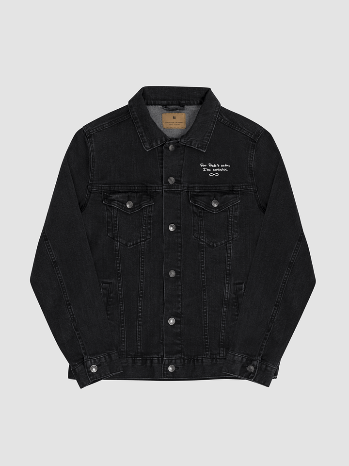 FFS, I'm autistic. Denim Jacket product image (1)