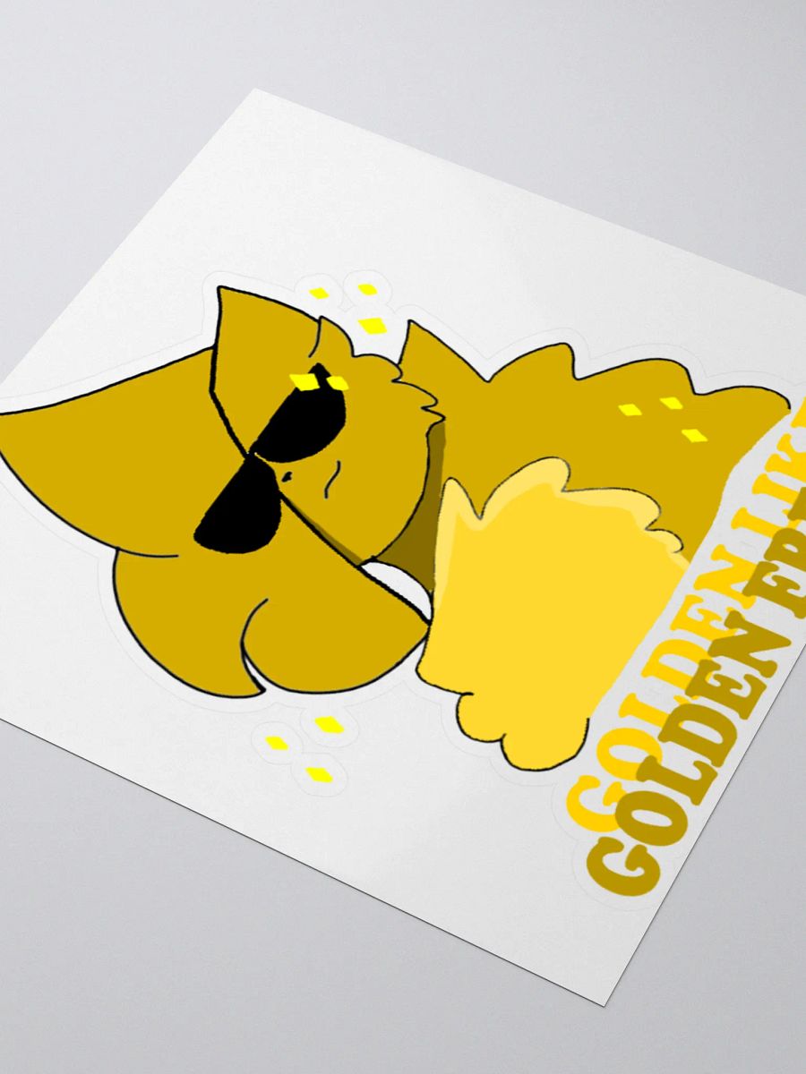 Golden like Golden Freddy Kiss Cut Stickers product image (3)