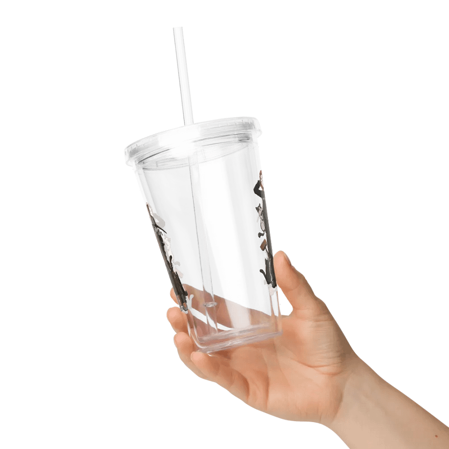 Loot Joblin Double Wall Clear Plastic Tumbler product image (9)