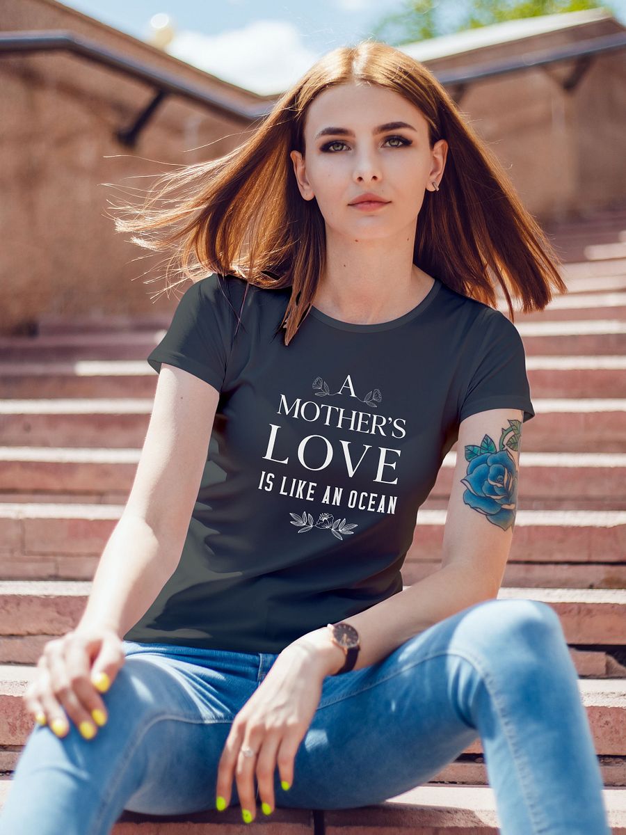 A Mother's Love is Like an Ocean Mother's Day T-Shirt product image (1)