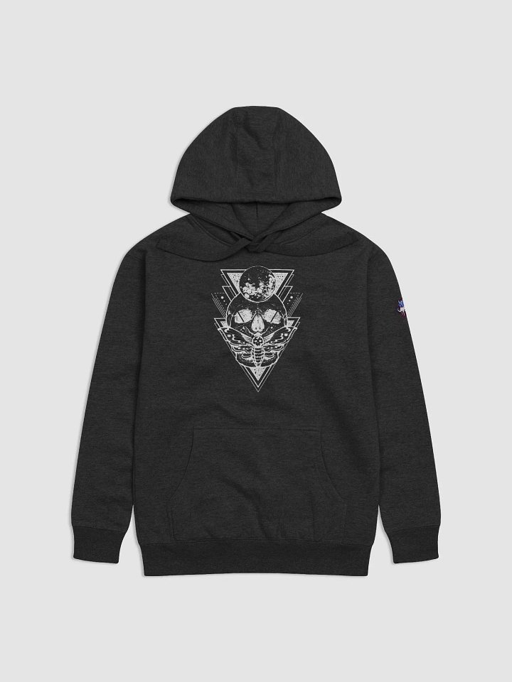 Moth & Skull Hoodie Dark product image (5)