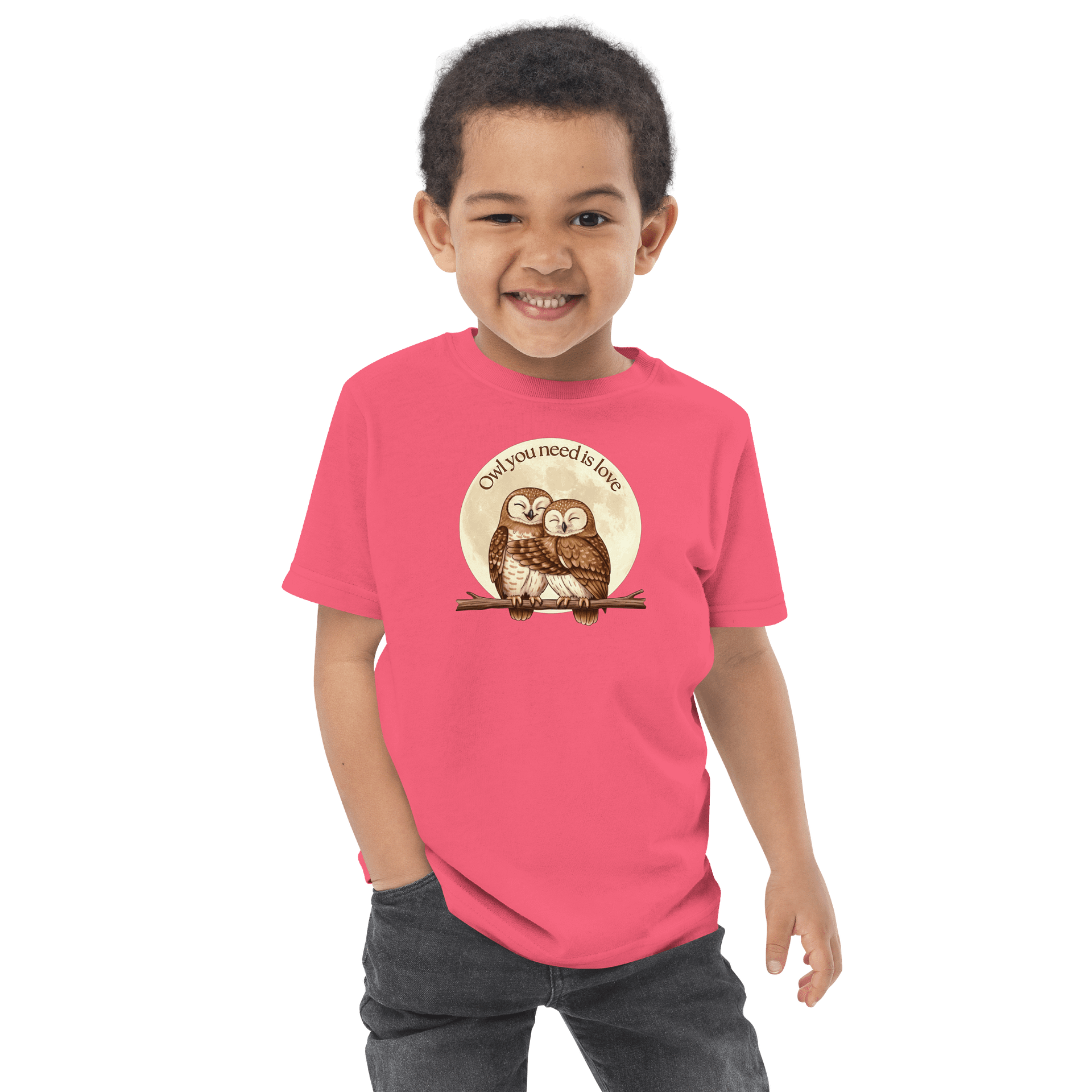 Owl Love, toddler, jersey t-shirt product image (8)