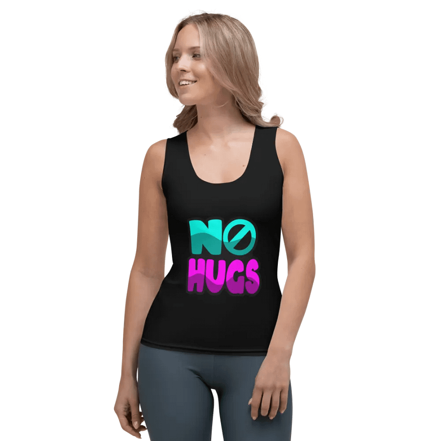 NO HUGS WOMEN'S FITTED TANK TOP product image (1)