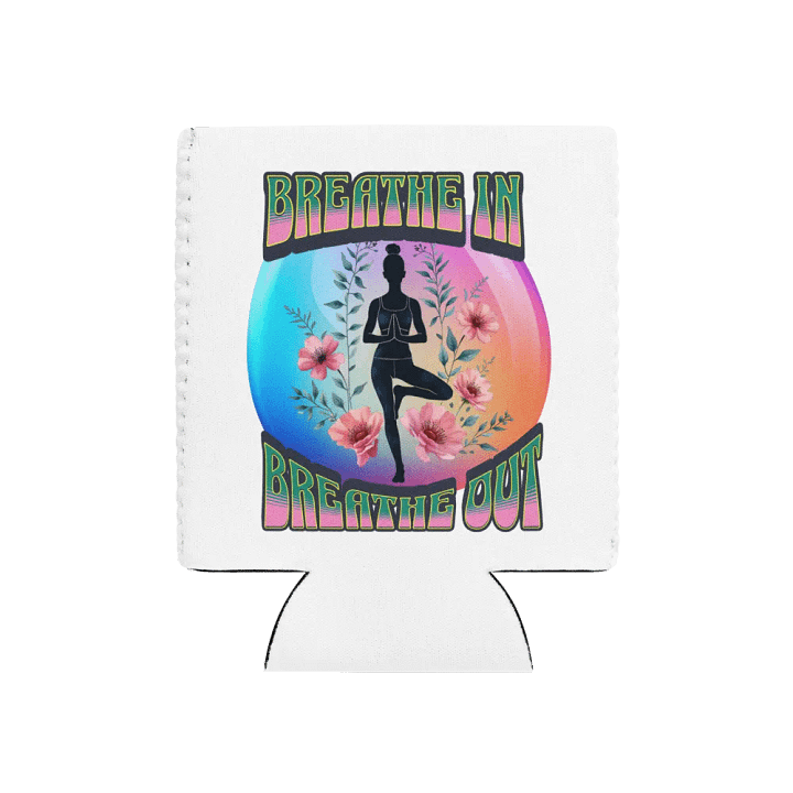 Breathe In Breathe Out Yoga Zen Can Cooler product image (1)