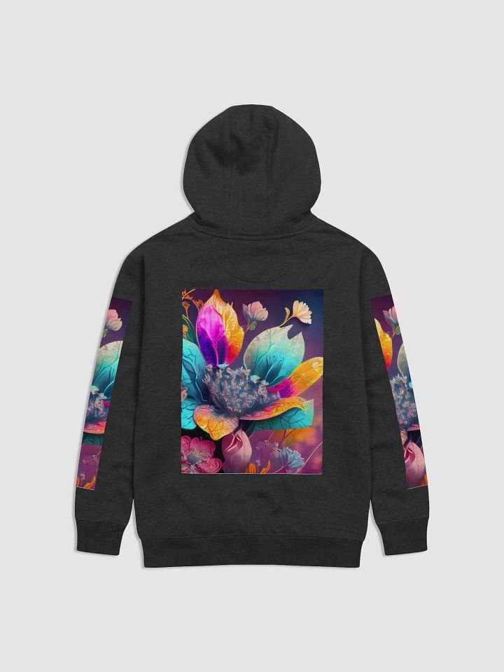 Abstract Floral Hoodie: Eco-Conscious & Stylish product image (2)