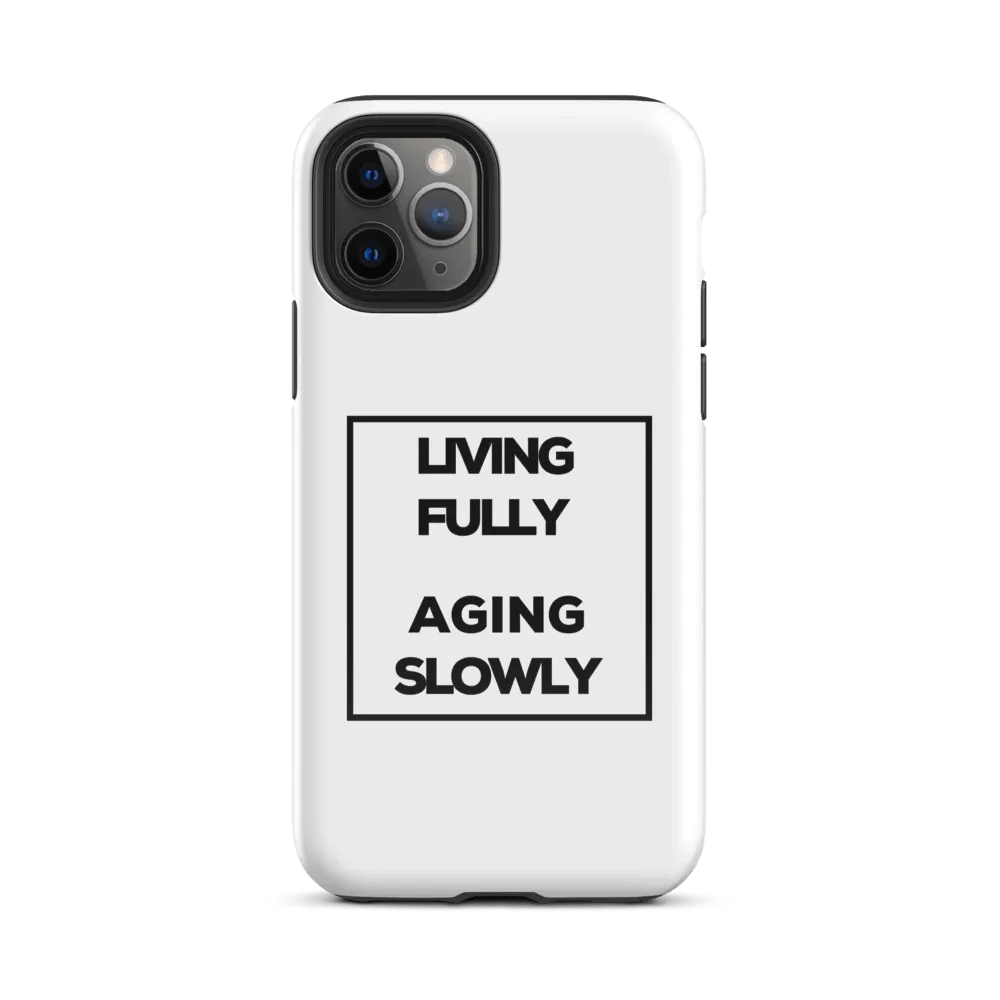 Stealth Shield iPhone® Case 'Living Fully, Aging Slowly' product image (25)