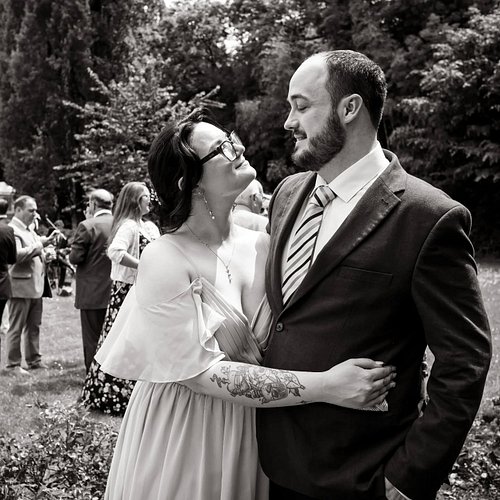 35 years around the sun and 8 years married today (and nearly 19 years together). 

In all of space and time, how lucky I am ...