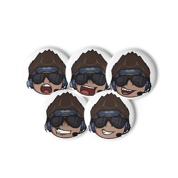 DarkSky Emojis Pin Button Set product image (3)