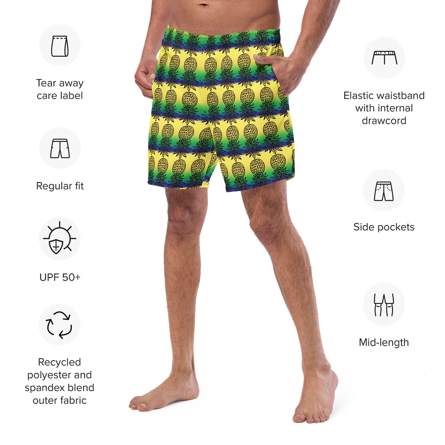 Upside Down Pineapples Swimming Trunks product image (22)