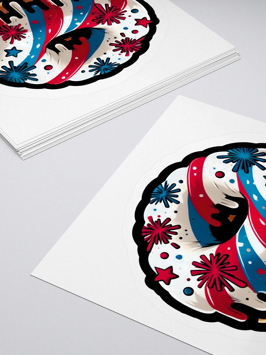 4th of July Doughnut Summer Sticker product image (4)
