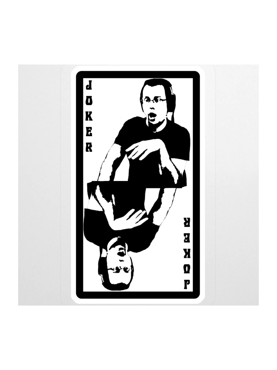 Joker's Wild Vinyl Sticker product image (1)