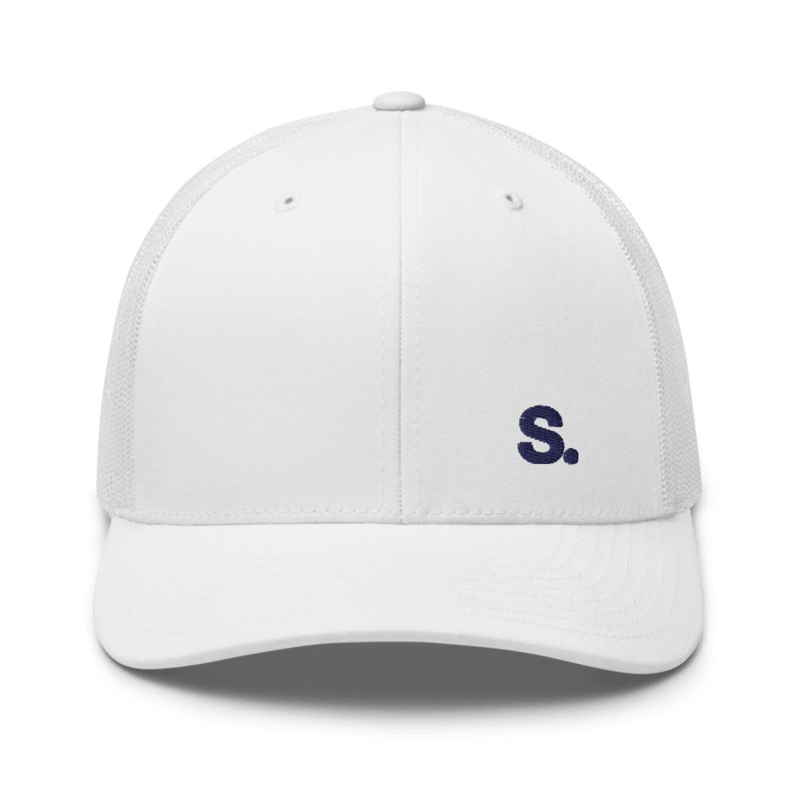 S. White Trucker Hat product image (1)