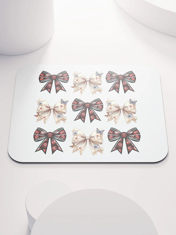 Spring Bows Basketball Charming Mouse Pad product image (2)