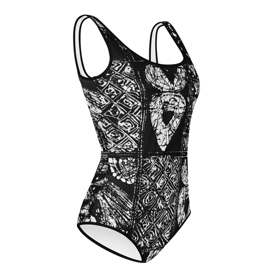 Black and White Unity African Print Swimsuit product image (3)