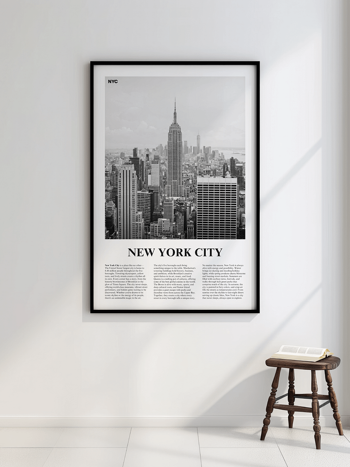 New York City 03 Newspaper Poster product image (2)
