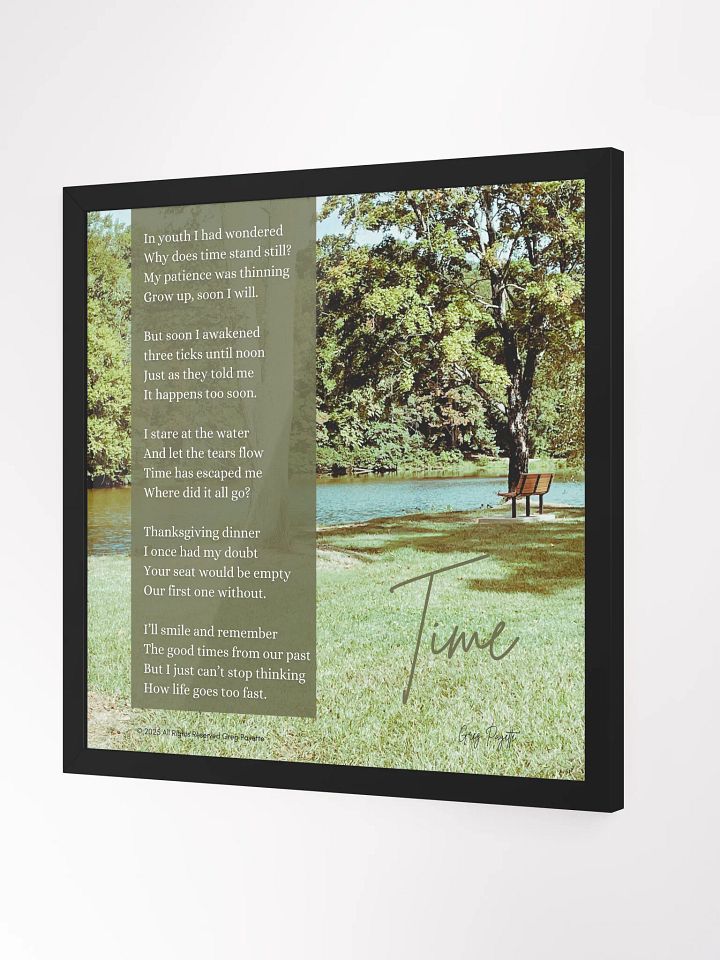 "Time" - a Poem by Greg Payette product image (16)