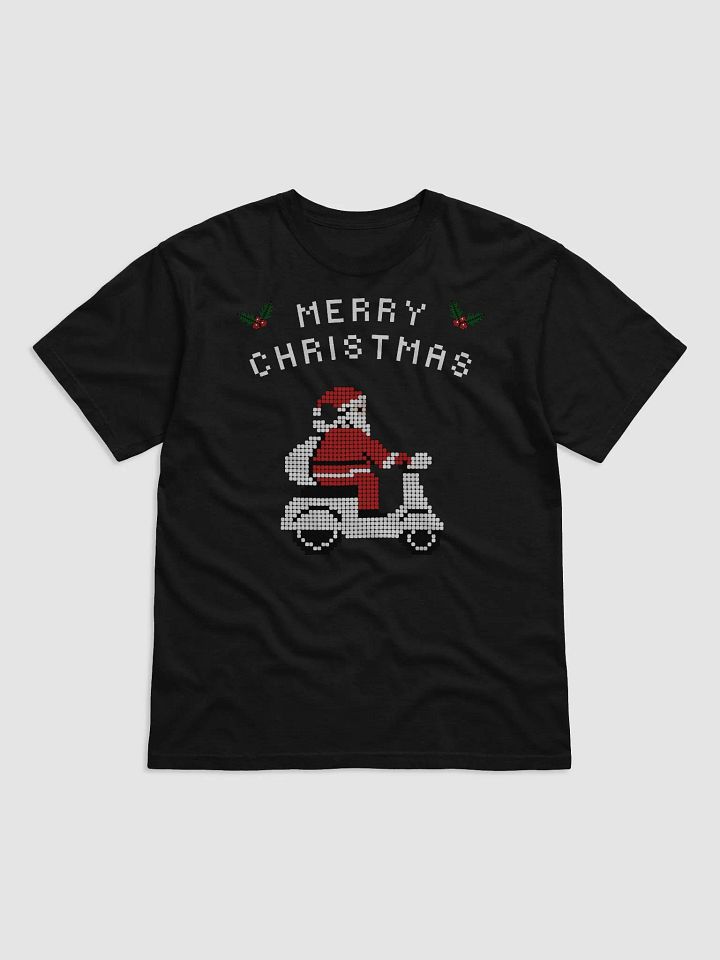 Santa Scooter Ride Christmas T-Shirt product image (1)