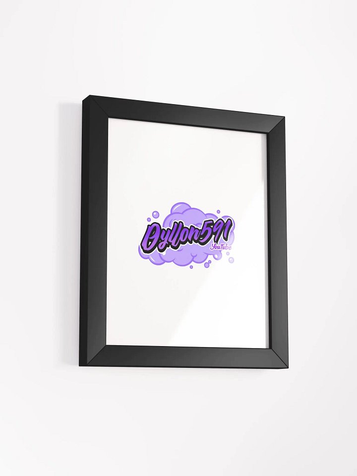 Dyllon591 YouTube Logo Frame Poster product image (2)